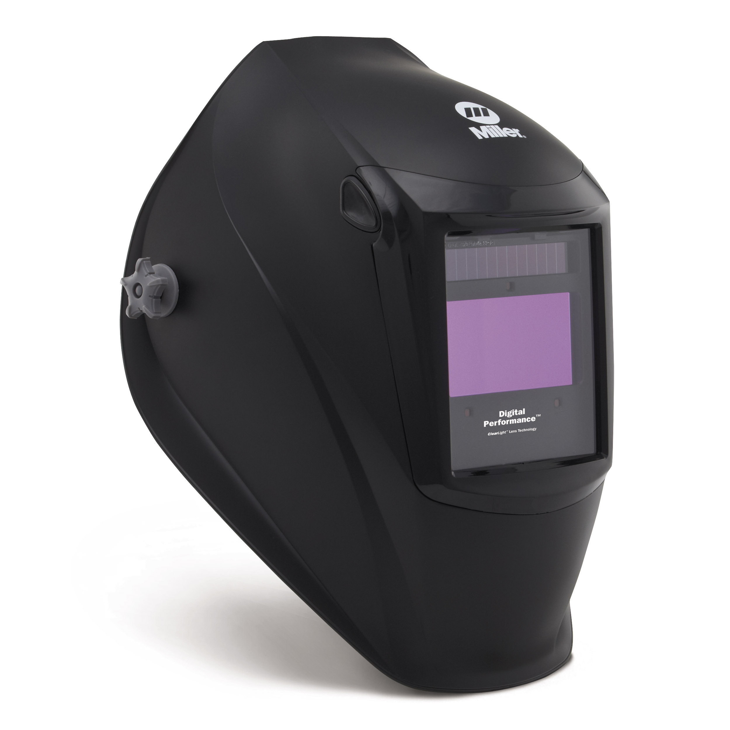 Miller Digital Performance Black Welding Helmet With Variable Shades 3, 5 - 13 ClearLight Lens Technology Auto Darkening Lens